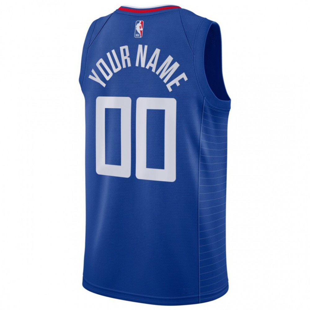 LA Clippers Youth Swingman Custom Jersey Royal - Icon Edition-Pro Kit Vault | Brand New 26/27 Sports Jerseys